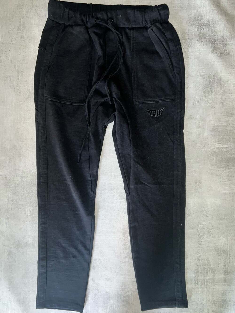 Size Up Apparel Black Jogger Sweatpants Drawstring Waist Size L